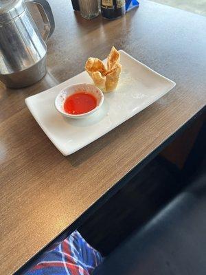 Cream cheese, crab Rangoon Crab Rangoon