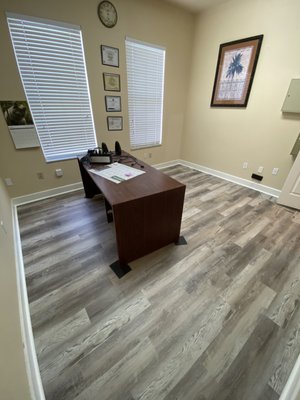 New flooring