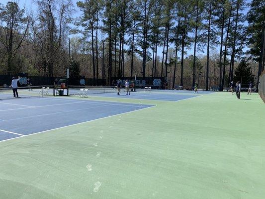 Tennis courts