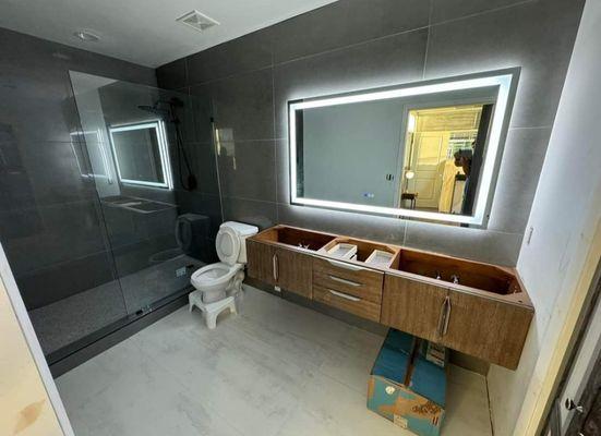 Bathroom renovation