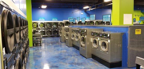 Plenty of washers and dryers for your convenience!