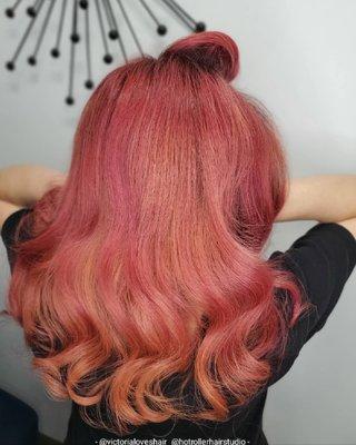 Pink hair dreams come true!