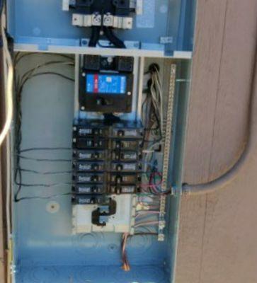 Panel upgrade on 1950 home