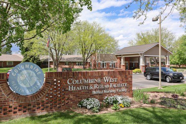 Exterior of Columbine West Health & Rehab.