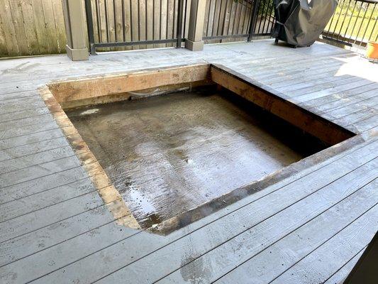 Mike & Dad's left the site from hot tub removal cleaned. Thank you