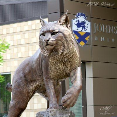 JWU Wildcat University Mascot Monument by Mike Fields