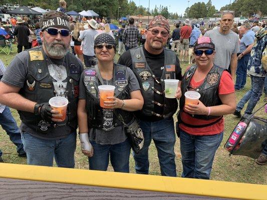 People enjoying our lemonade