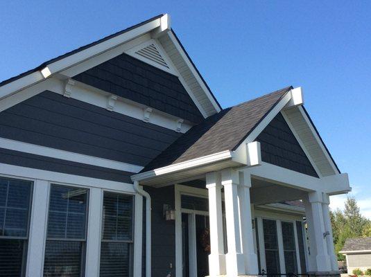 We installed Owens Corning Storm shingles in Black on this home.