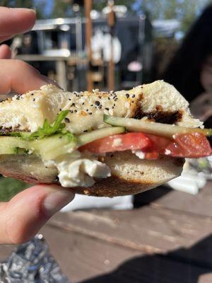 The garden on everything bagel