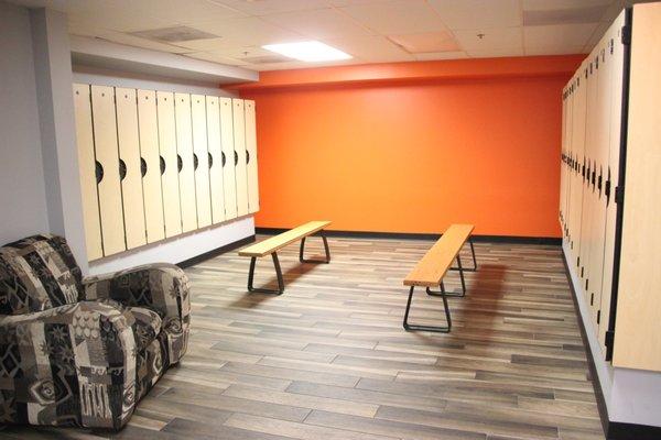 locker rooms at Vivion Genesis