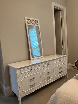 My refurbished dresser!