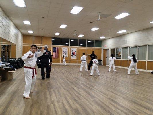 Waukegan Park District American Taekwondo Association (ATA) class.