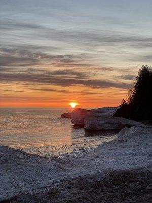 Sunrise on Lake Superior