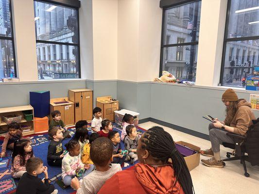 Students revel in music class, tapping rhythms and discovering melodies, fostering a love for harmony and rhythm.