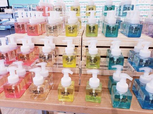 Foaming hand soaps