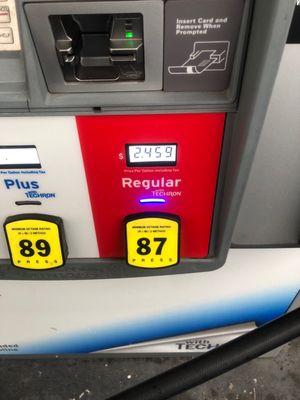 $2.45 a gallon