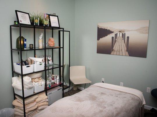 massage treatment room