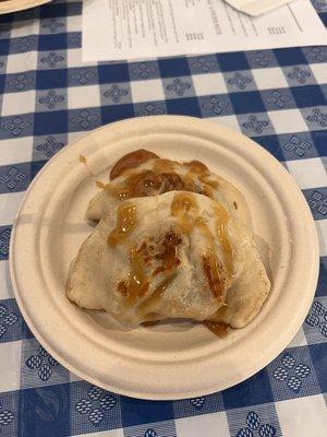 Apple pie pierogi