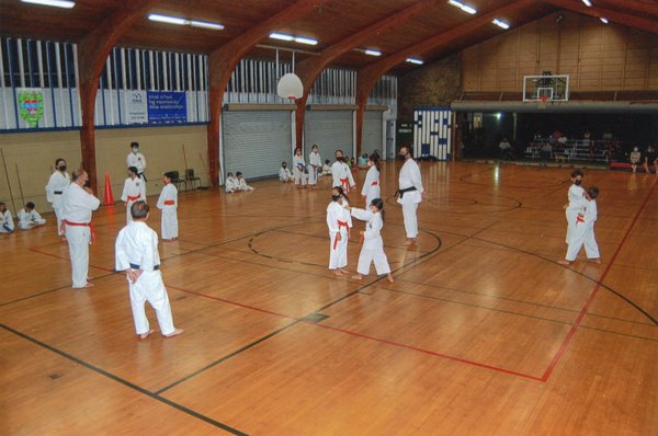 American Karate Kai Class at Holy Nativity Church in Aina Haina.