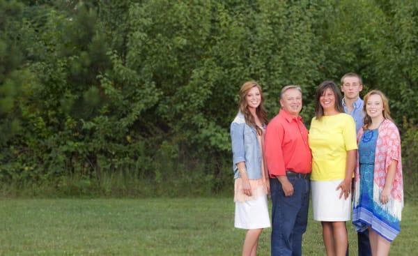 Pastor Grinstead and Family