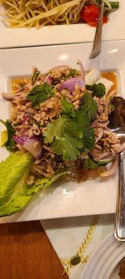 Chicken larb