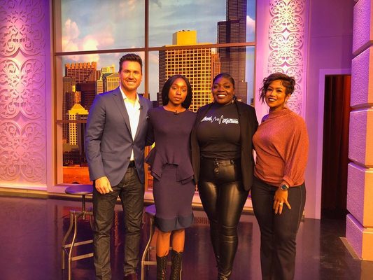 Founder @brelovesu2 had an amazing time speaking with @windycitylive @valwarnertv and @ryanchiaverini , the performance from @itsdelmarie