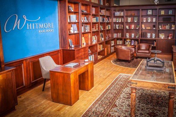 Whitmore Rare Books welcomes readers and collectors to experience their favorite authors first-hand at our location on Union St.