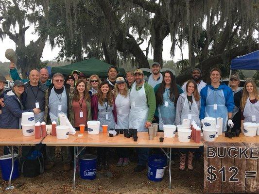 Our volunteers at the Boone Hall Oyster Fest 2018