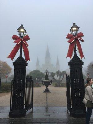 Jackson Square in December