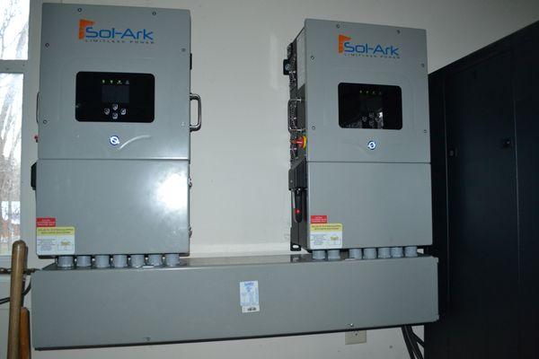 Inverters (converting DC solar power to AC usable power)