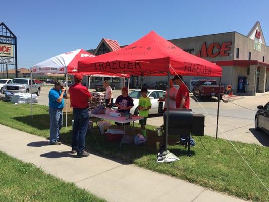 Traeger grill demo day!