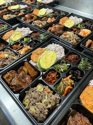 $15 Bento Box  Beef Bulgogi and Braised Dried Pollack