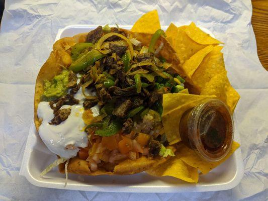 Taco Salad with Steak