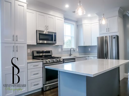 Condo kitchen in Boston, MA