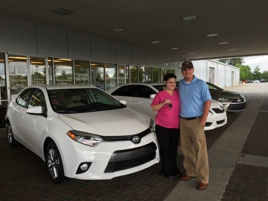 Me buying my car from Chase Sholmire! Awesome people at Price Leblanc Toyota