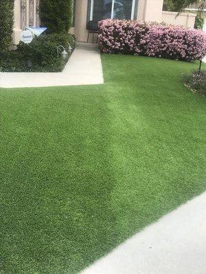 Mismatched turf from Global Syn-Turf