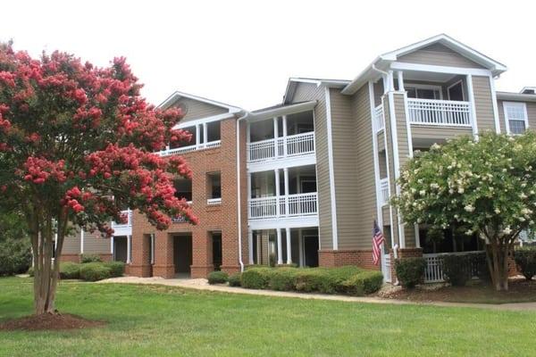 Spacious balconies with extra storage