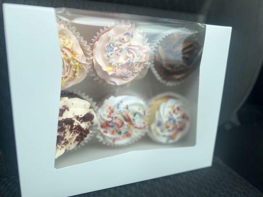 Assortment of cupcakes