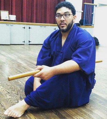 Sensei Monagas at the Bushi-Kan Dojo main school.