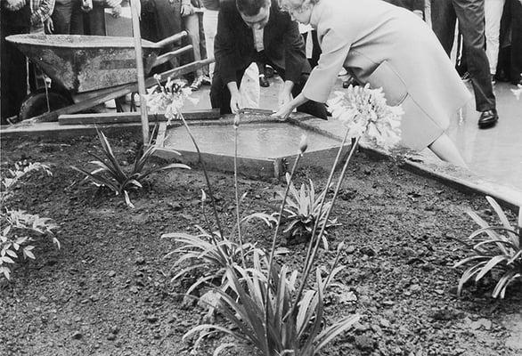 It was also the day we set in concrete, a time capsule containing 45 RPM records, a transistor radio and newspapers.