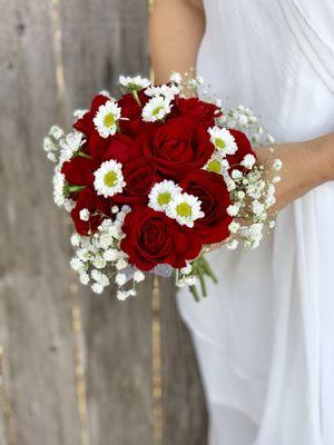 Sweetheart bride bouquet