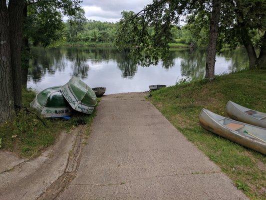 Flater's boat ramp