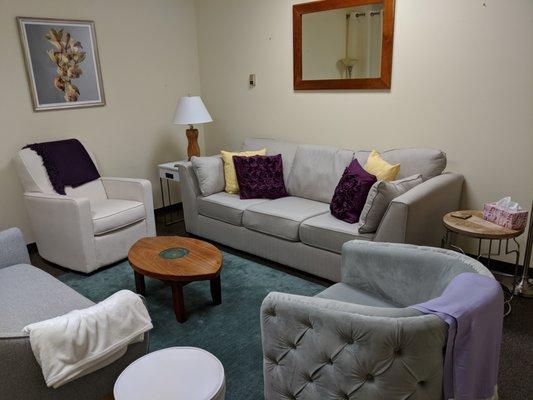 Cozy Treatment Room where you can relax while IV Therapies are administered.