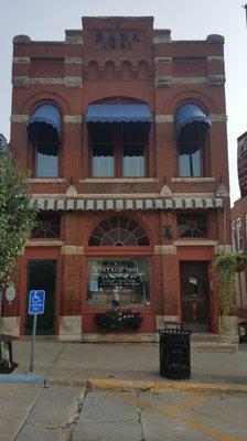 Our store in the old Collin - Brackett building. The Citizen State Bank was located here from 1901 - 1931.