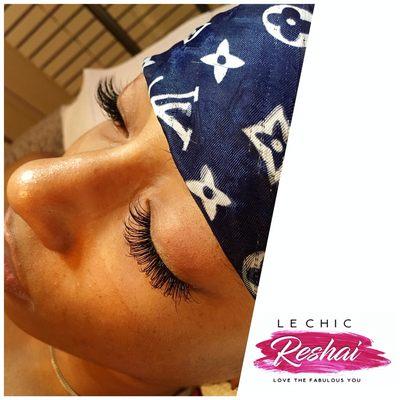 Quality, mink eyelash extensions by Le Chic Reshai. Follow us on instagram. Like us on Facebook. 404-566-8019