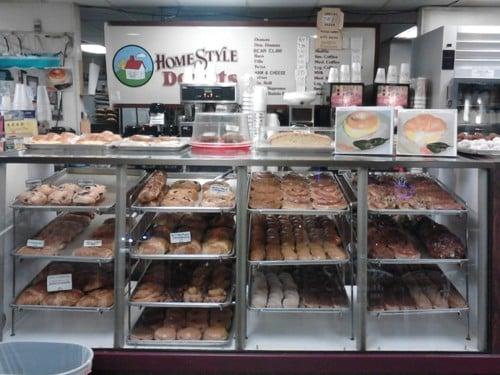 This is just part of the selection of donuts you can find inside!