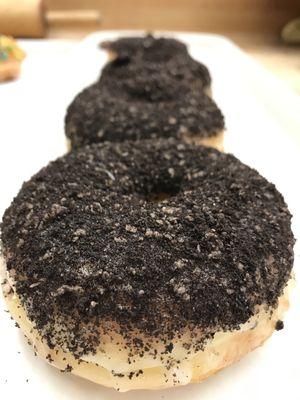 Crumbled Oreo Donuts