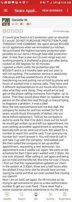 We have had the worst possible experience with this company! Please see the screenshot of the review attached.