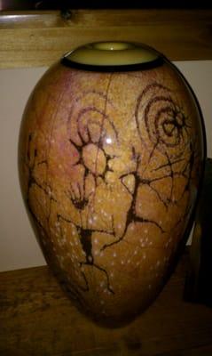 Petroglyph vase.