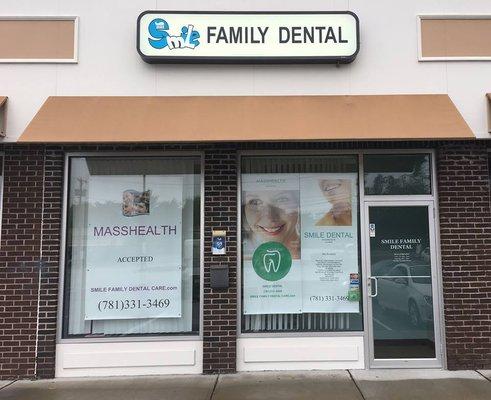 Outside photo of Smile Family Dental Care in Weymouth, MA